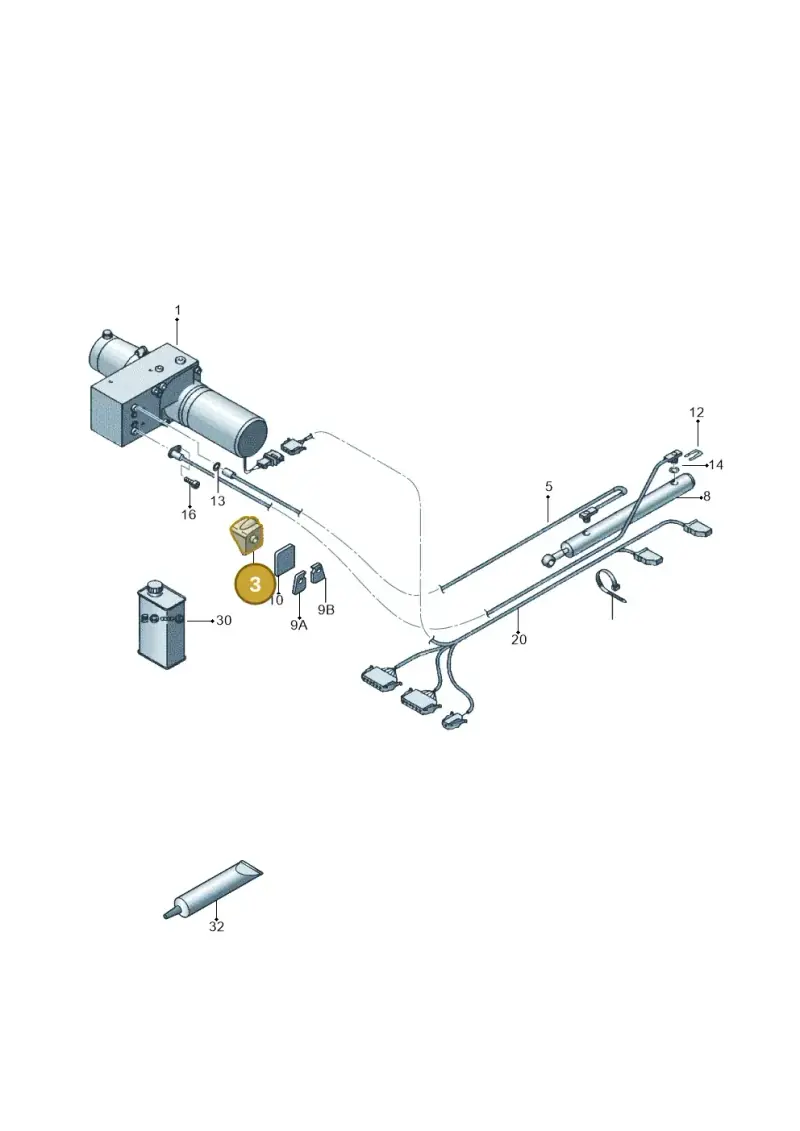 7H7875212 — Volkswagen California (2015-2019) diagram 452875300, position 3
