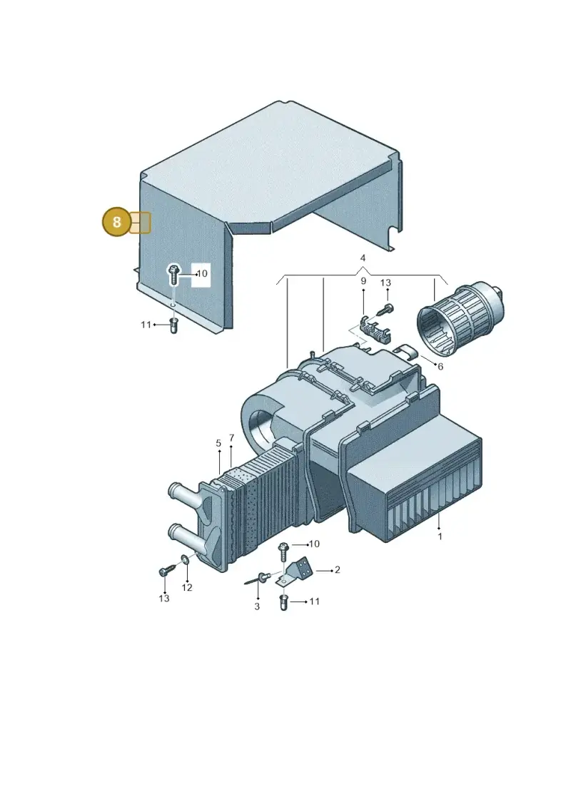 7J0819349 — Volkswagen Single-cab transp. (2019-2024) diagram 411819700, position 8