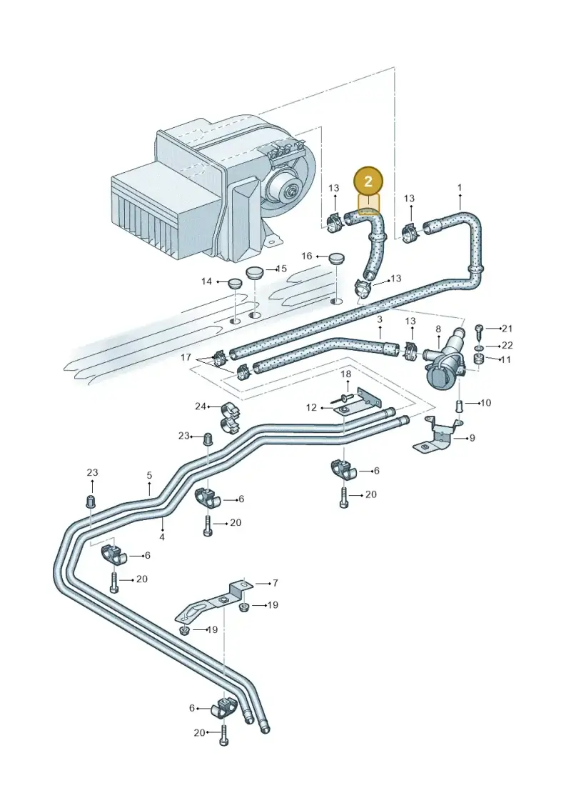 7J0819884 — Volkswagen Single-cab transp. (2019-2024) diagram 411819750, position 2