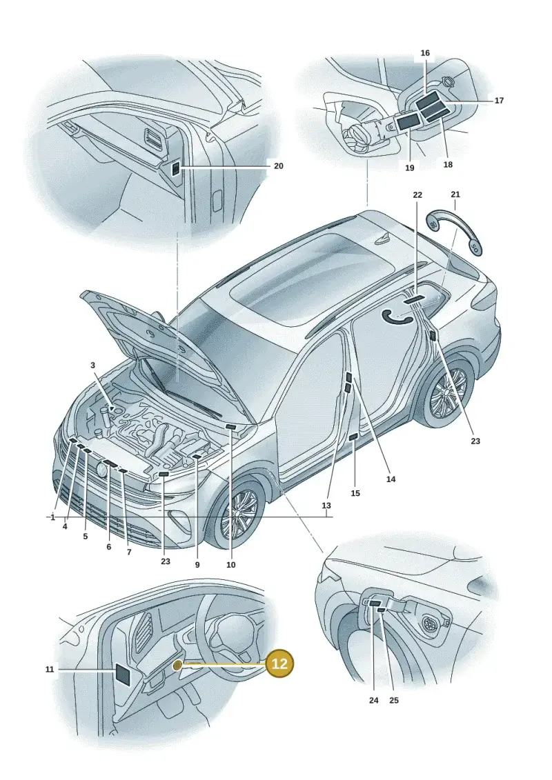 7L0010301A — Volkswagen Tiguan 2.0 (2023-) diagram 57x010000, position 12