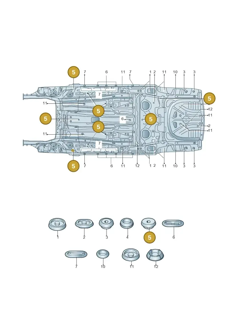 7L0899182 — Volkswagen Golf 2.0 (2016-2020) diagram 746803350, position 5