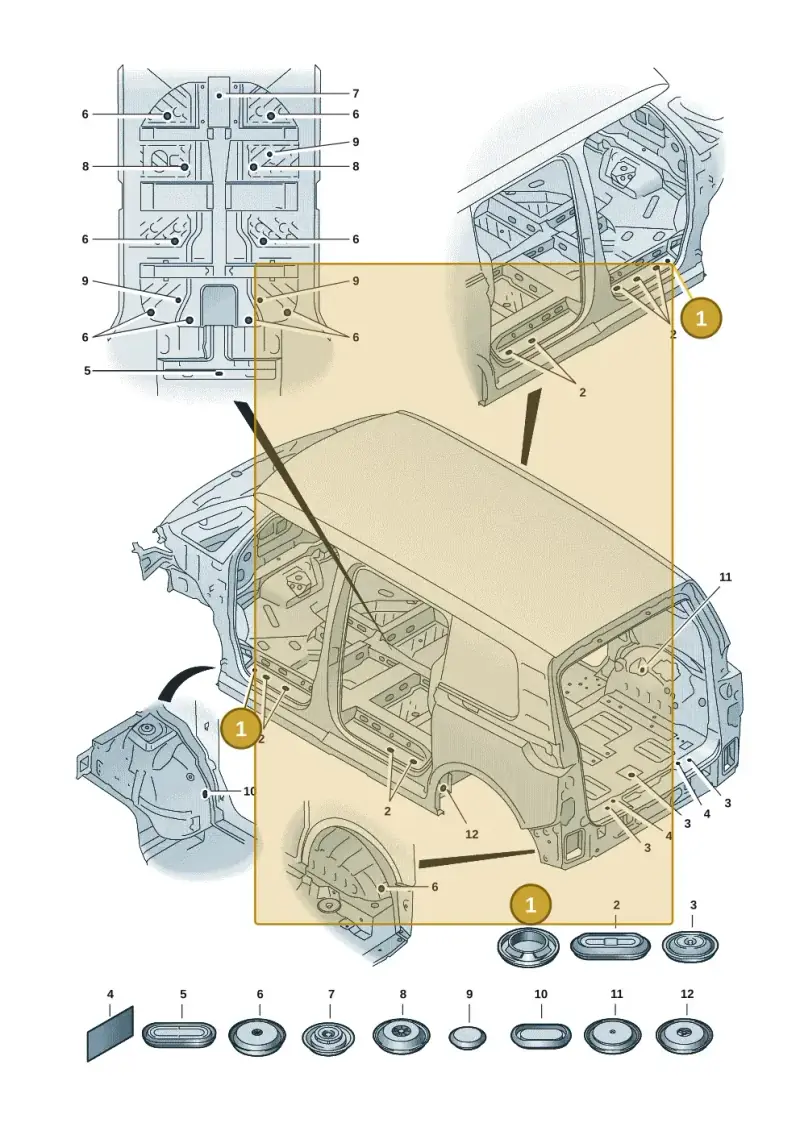 7L0899183A — Volkswagen ID.Buzz (2022-) diagram 15a803680, position 1