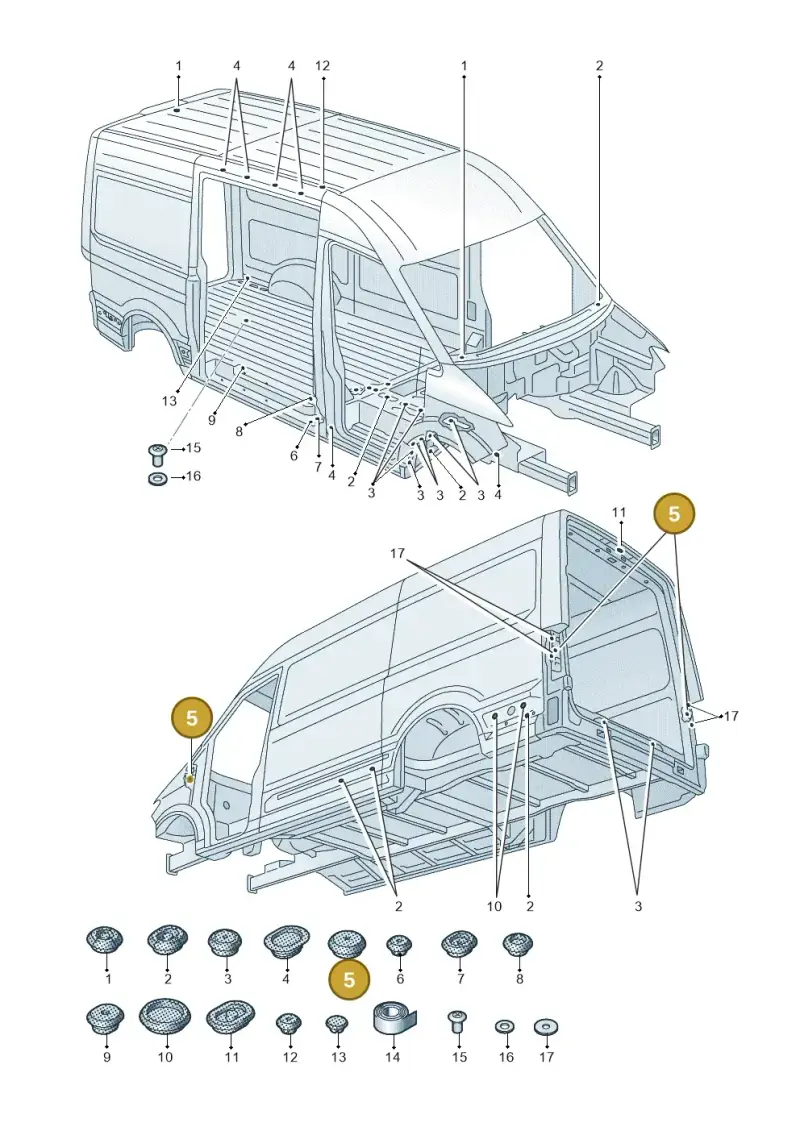 7L0899183A — Volkswagen E-Crafter 35 (2018-2024) diagram 806803360, position 5