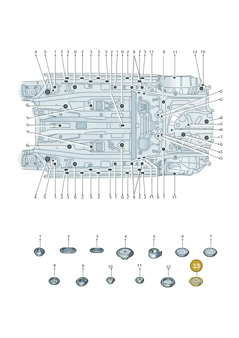 7L0899183A — Volkswagen T-Cross 1,0 (2018-2024) diagram 837803350, position 13