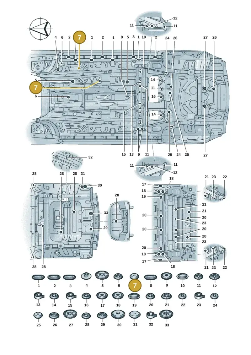 7L0899187 — Volkswagen Tiguan 2.0 (2023-) diagram 57x803670, position 7