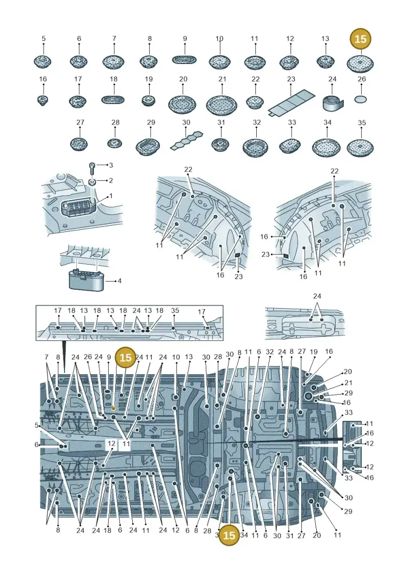 7L0899191 — Audi RS Q8 (2019-2025) diagram 429803035, position 15