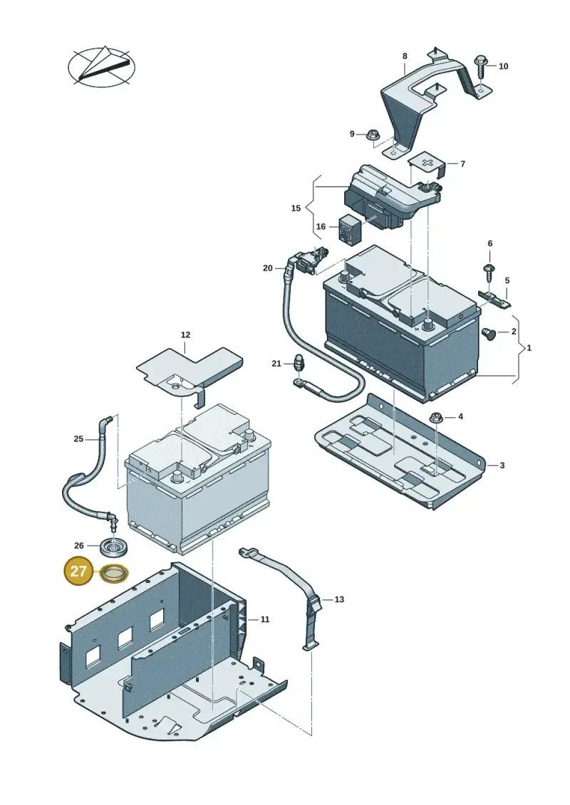 7L0899191 — Audi A5 Avant (2024-2025) diagram 8wk915000, position 27