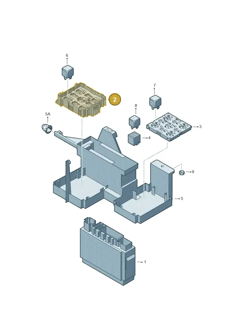 7L0937503A — Volkswagen Touareg                08> (2007-) diagram 274937000, position 2