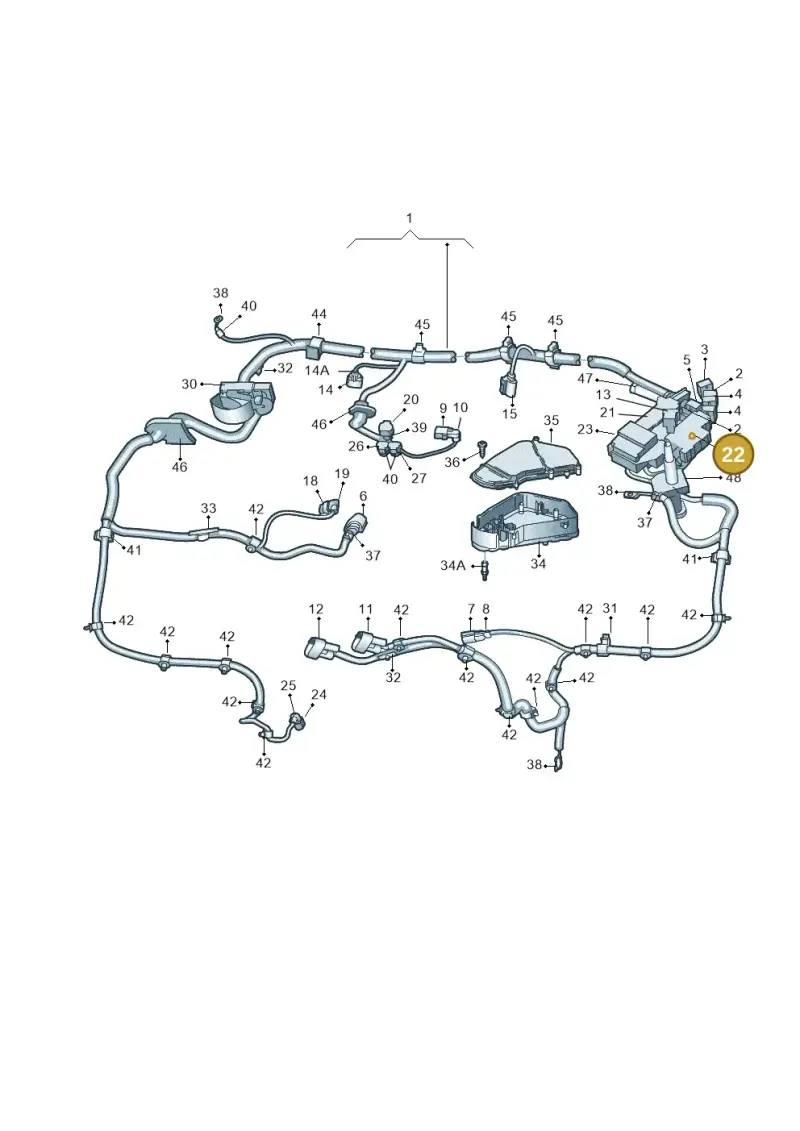 7L0937503D — Audi Q7 qu. 3.0 TDI (2009-2015) diagram 675971220, position 22
