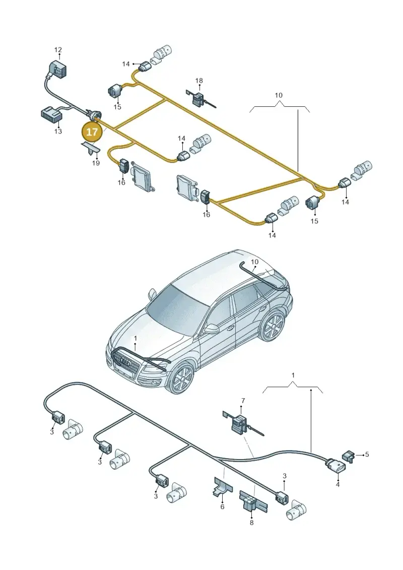 7L0971841D — Audi Q5 qu. 2.0 TDI (2012-2017) diagram 751972700, position 17