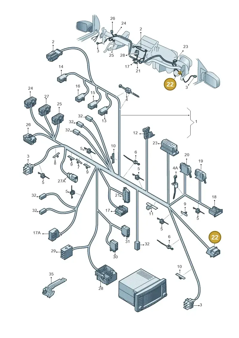 7L0972776 — Volkswagen Amarok twin cab (2022-) diagram 683971830, position 22