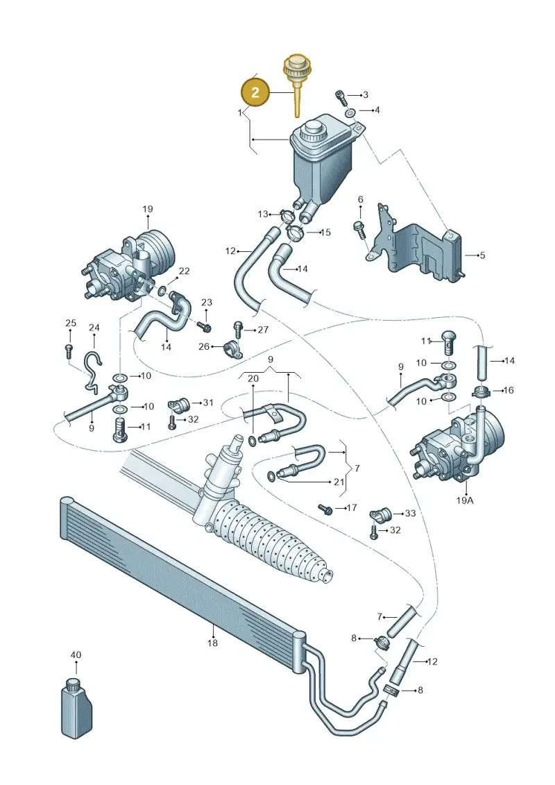 7L6422376 — Volkswagen Touareg                08> (2007-) diagram 274422550, position 2