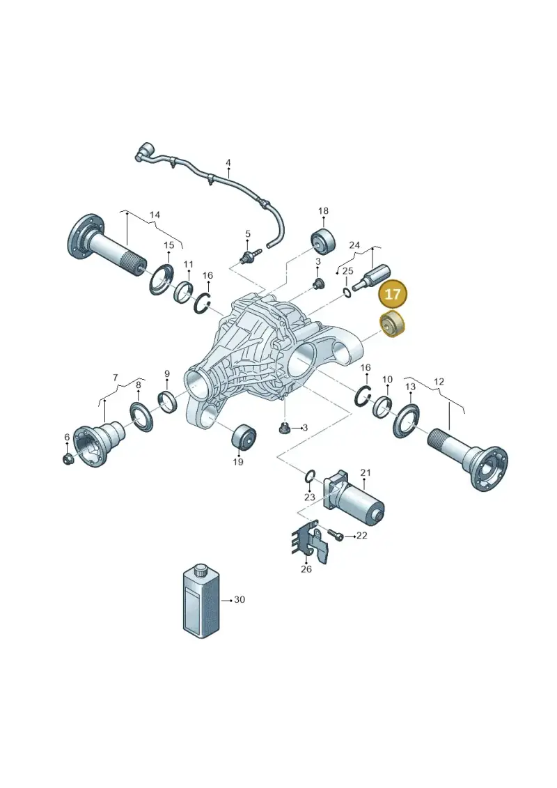 7L6525337 — Volkswagen Touareg                08> (2007-) diagram 274525200, position 17