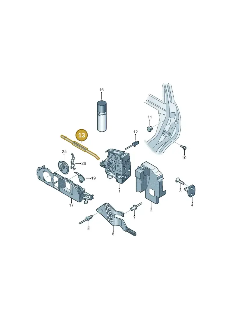 7L6837085B — Volkswagen Touareg                08> (2007-) diagram 274837000, position 13
