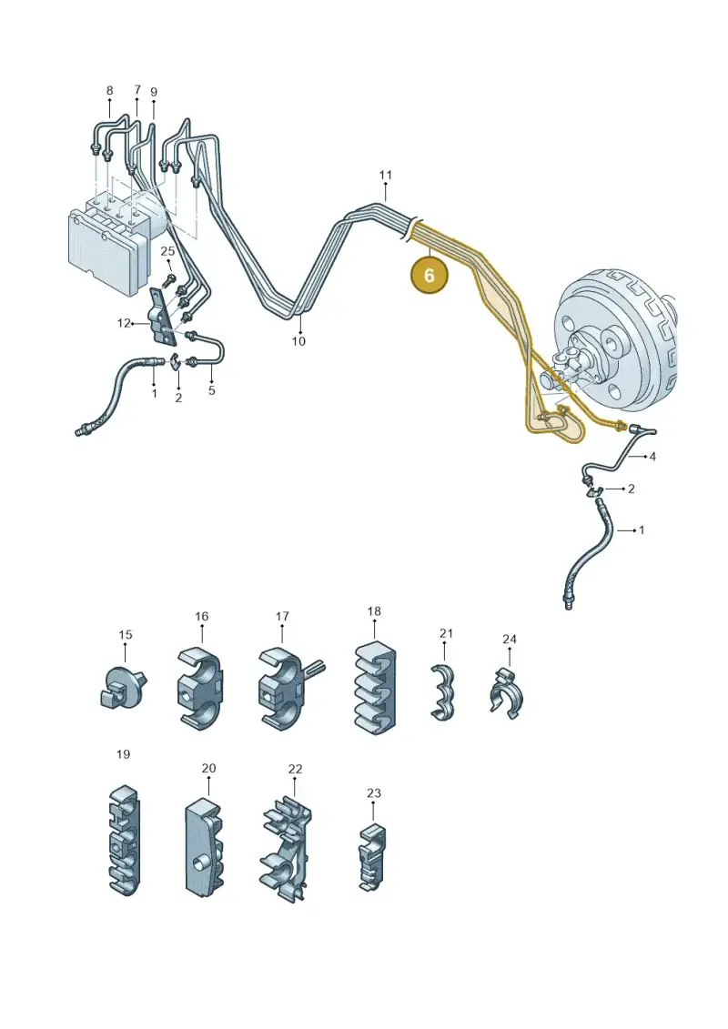 7L8614727H — Volkswagen Touareg                08> (2007-) diagram 274611200, position 6