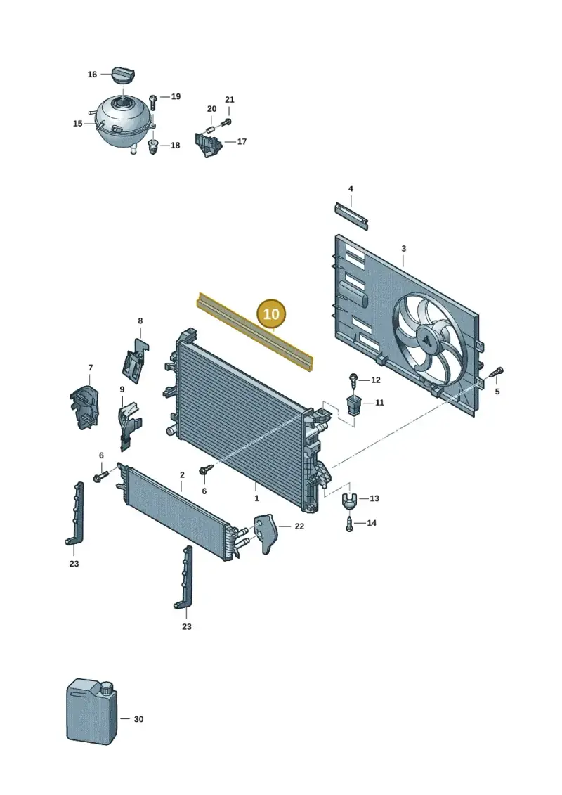 7LA121345 — Volkswagen Transport. multivan (2019-2024) diagram 7em122150, position 10