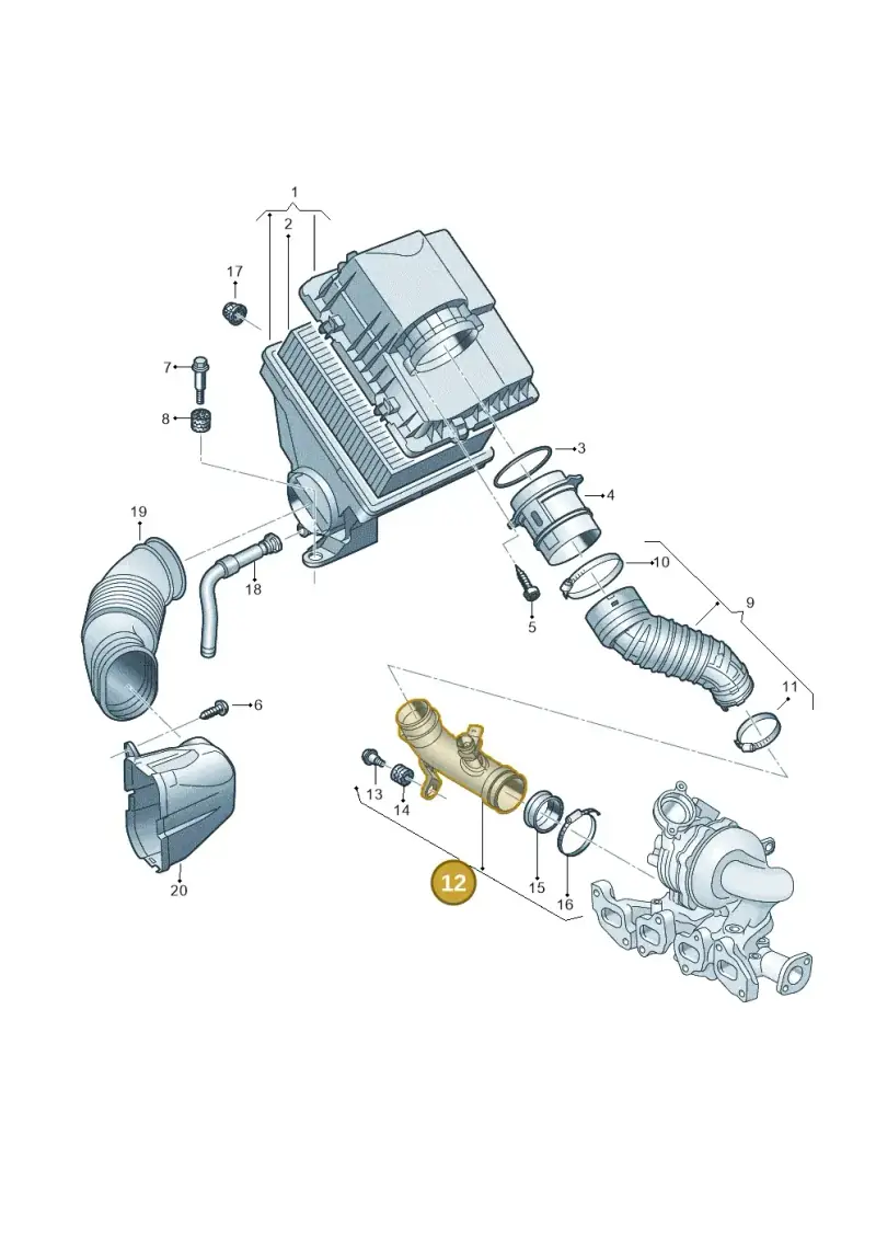 7LA129654E — Volkswagen MAN TGE 55 (2016-2021) diagram 806129000, position 12
