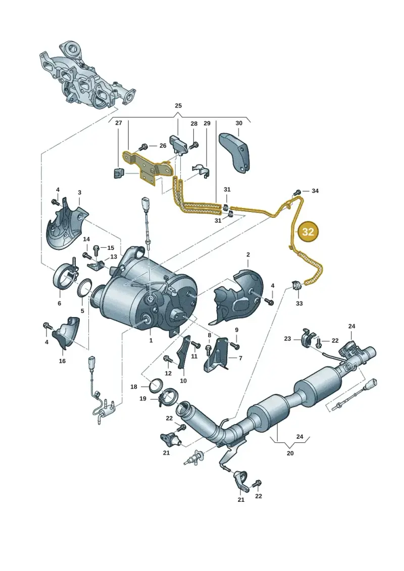 7LA131553 — Volkswagen Transport. multivan (2019-2024) diagram 7em253075, position 32