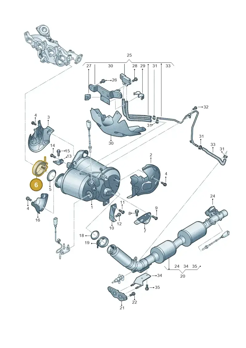 7LA253725 — Volkswagen MAN TGE 55 (2016-2021) diagram 806253110, position 6
