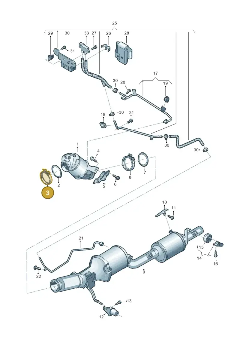 7LA253725 — Volkswagen MAN TGE 55 (2016-2021) diagram 807253192, position 3