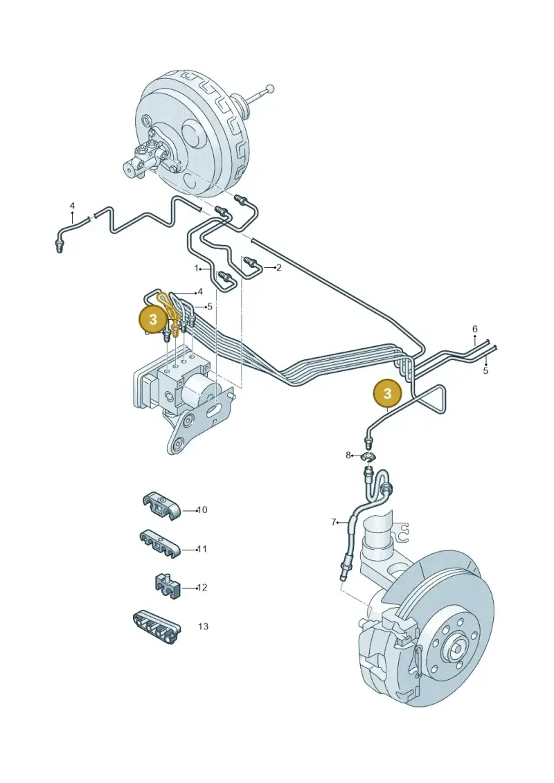 7LA614727A — Volkswagen Transport. multivan (2019-2024) diagram 861611200, position 3
