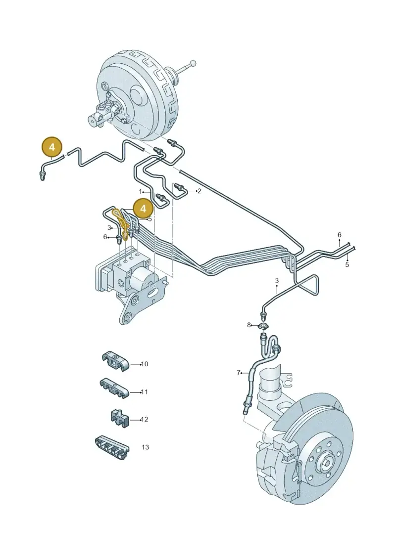 7LA614728A — Volkswagen Transport. multivan (2019-2024) diagram 861611200, position 4