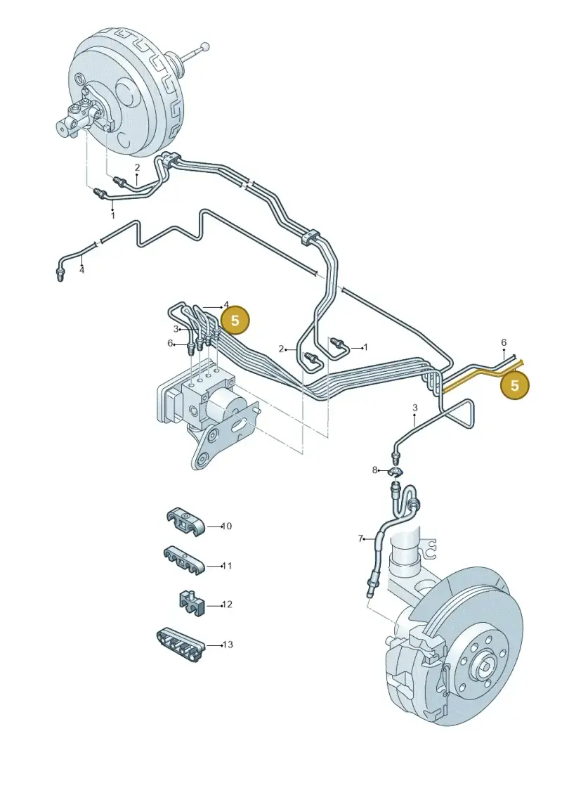 7LA614729B — Volkswagen Transport. multivan (2019-2024) diagram 861611250, position 5