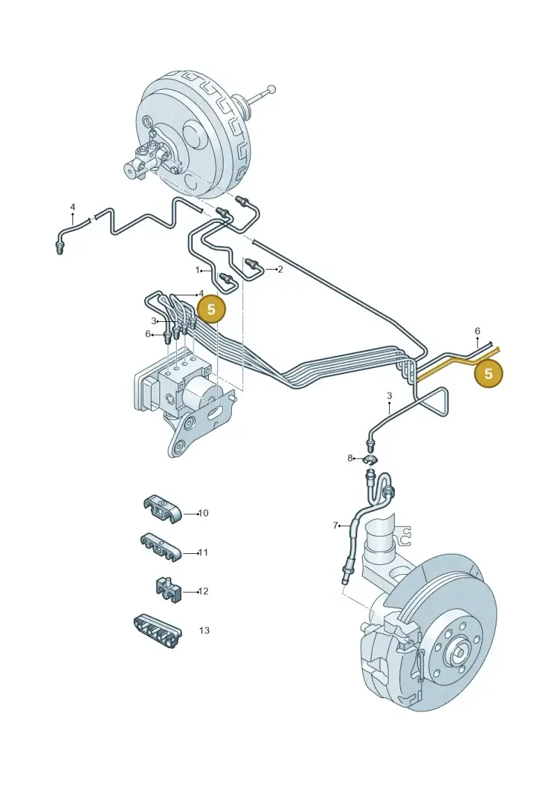 7LA614729 — Volkswagen Transport. multivan (2019-2024) diagram 861611200, position 5