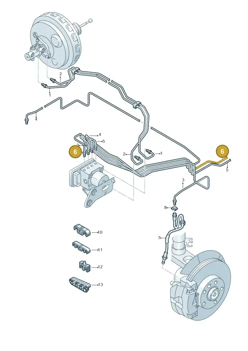 7LA614730A — Volkswagen Transport. multivan (2019-2024) diagram 861611250, position 6