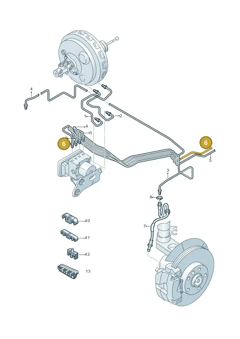 7LA614730A — Volkswagen Transport. multivan (2019-2024) diagram 861611200, position 6