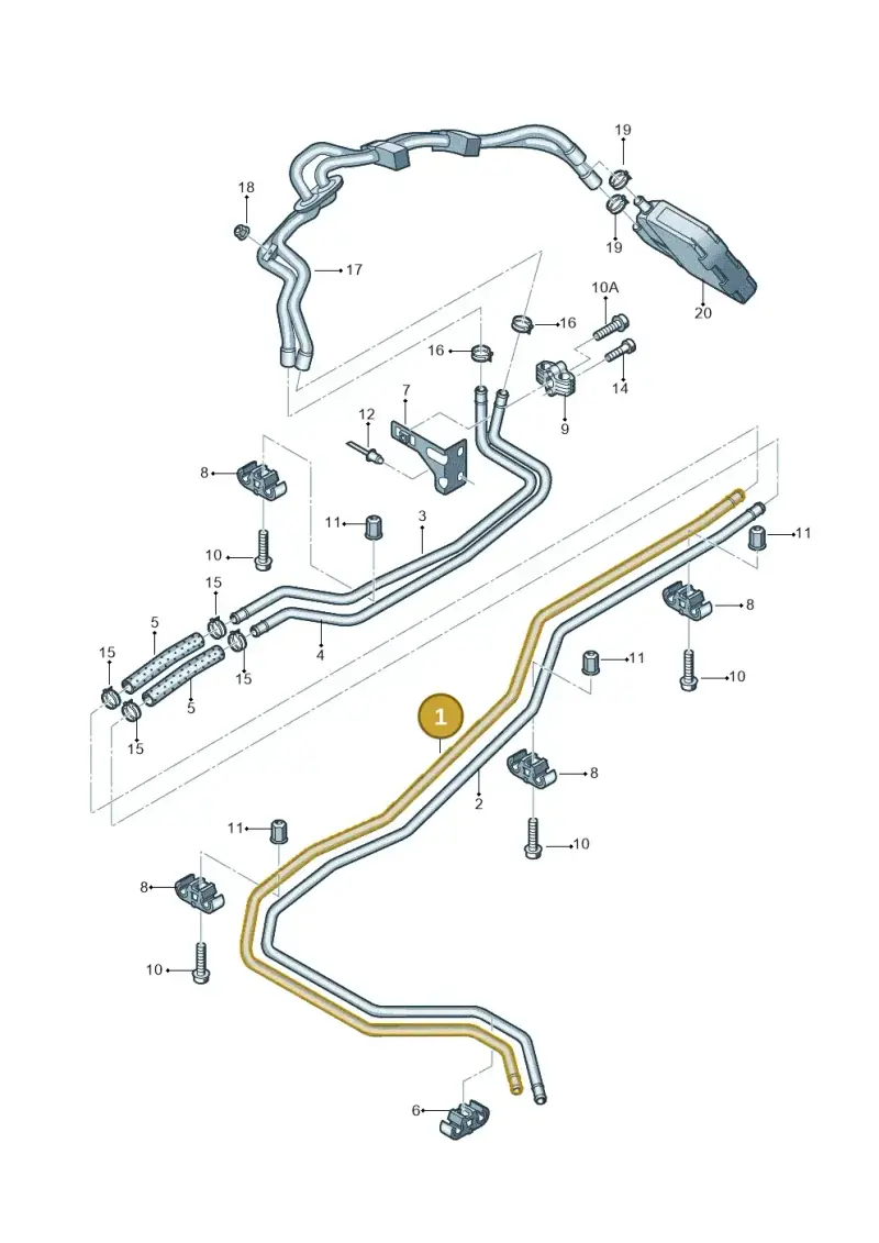 7LA819912 — Volkswagen Transporter Multivan (2019-2024) diagram 679819650, position 1