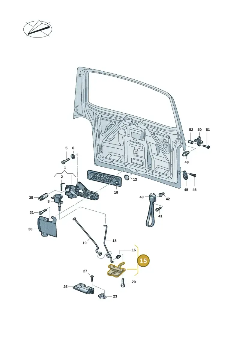 7LA827505G — Volkswagen Transport. multivan (2019-2024) diagram 7ep827100, position 15