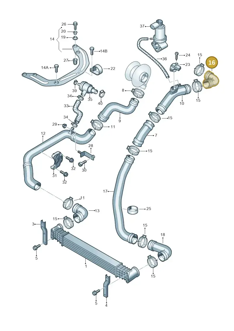 7M0145845F — Volkswagen Sharan (2008-2010) diagram 162145720, position 16