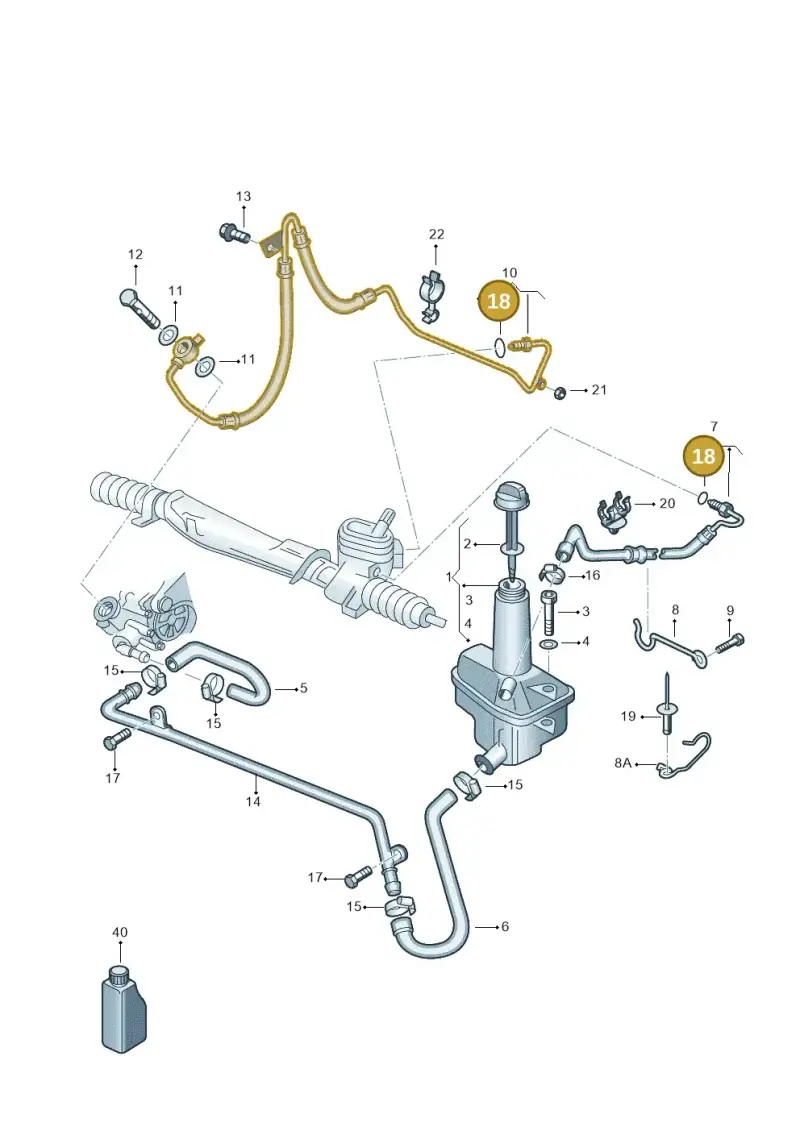 7M0422999 — Volkswagen Sharan (2008-2010) diagram 245422500, position 18