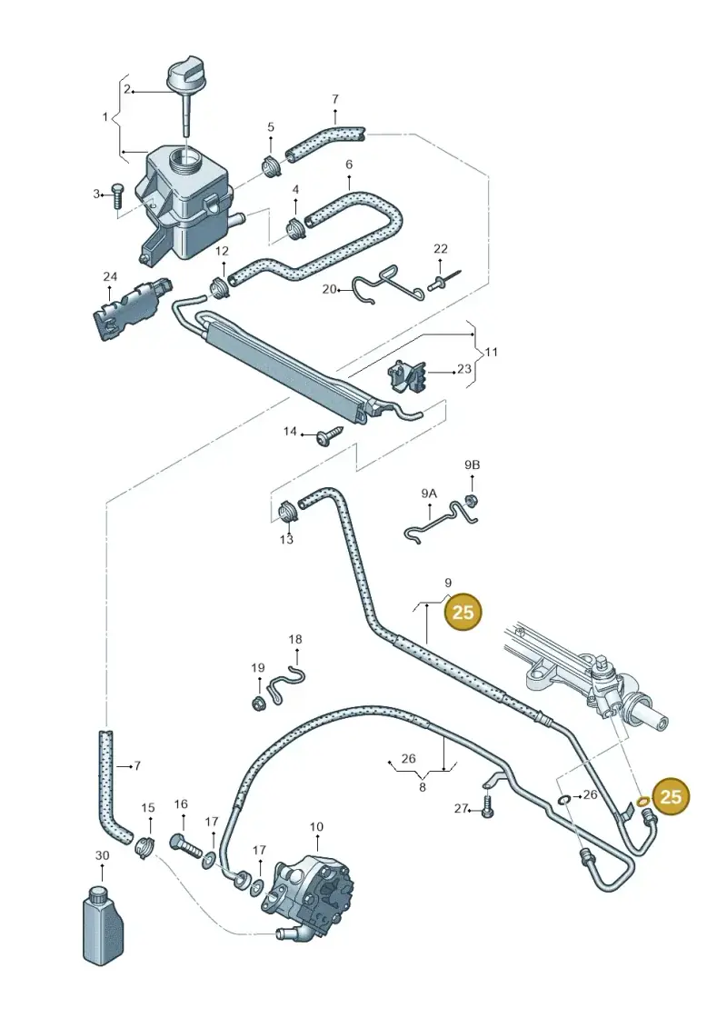 7M0422999 — Volkswagen Transp. caravelle (2011-2015) diagram 731422600, position 25