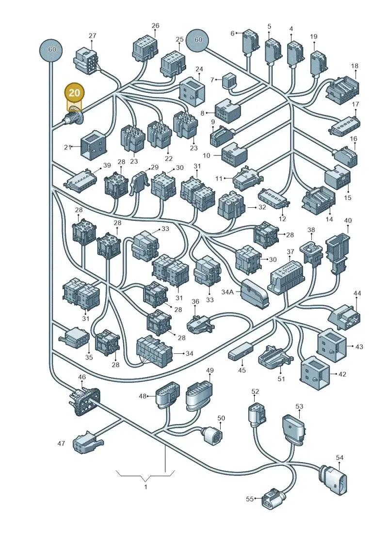 7M0971840C — Volkswagen Transp. caravelle (2011-2015) diagram 679971810, position 20