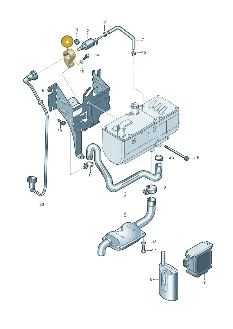 7M3813549 — Volkswagen Crafter 35 panel (2011-2016) diagram 483819350, position 4