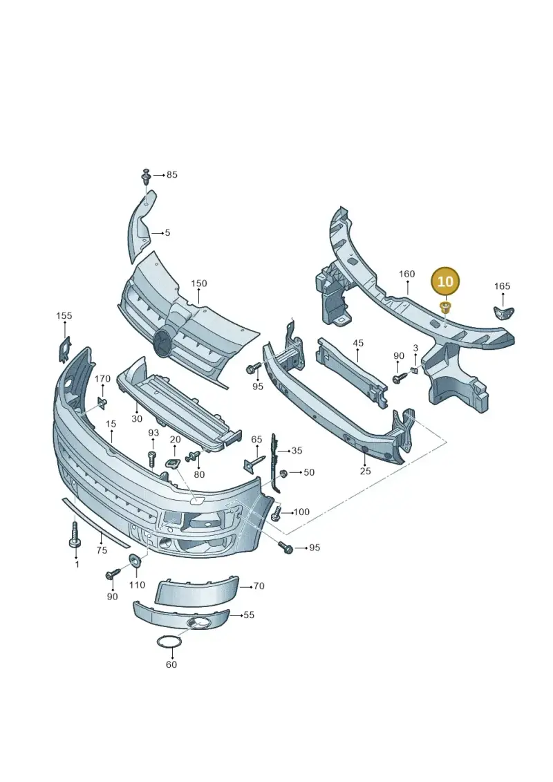 7M3915428 — Volkswagen Transp. caravelle (2011-2015) diagram 679807000, position 10