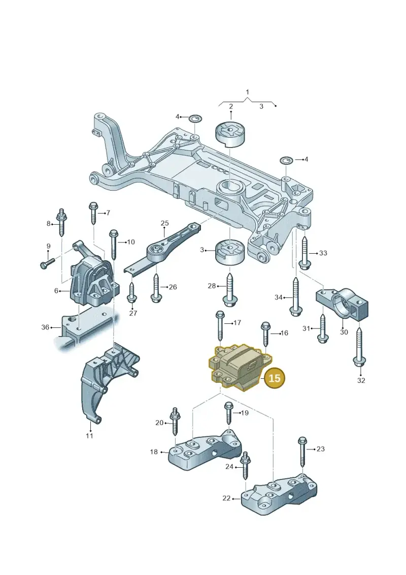 7N0199555B — Volkswagen Sharan Blue Motion (2010-2015) diagram 689199200, position 15