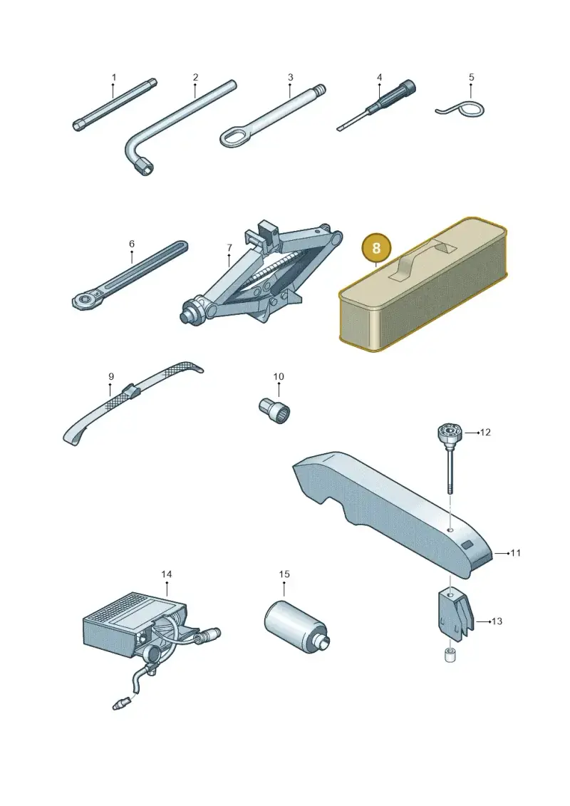 7N0601703 — Volkswagen Single-cab transp. (2019-2024) diagram 862011100, position 8