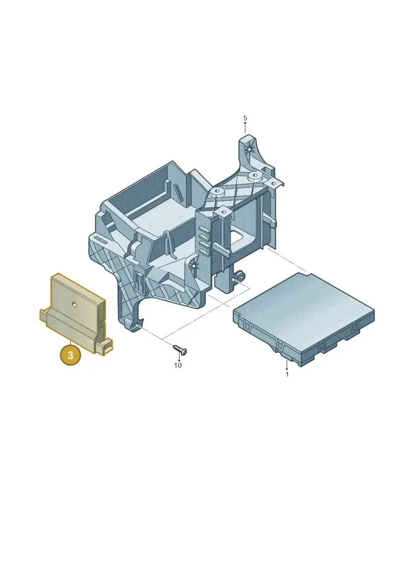 7N0907530AP — Volkswagen Tiguan 4Motion (2011-2018) diagram 634937500, position 3