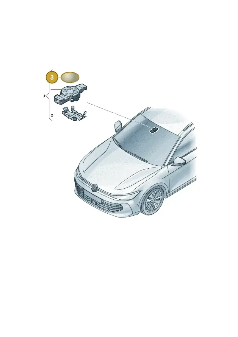 7N0955609 — Volkswagen Passat estate (2023-) diagram 3j0955500, position 3