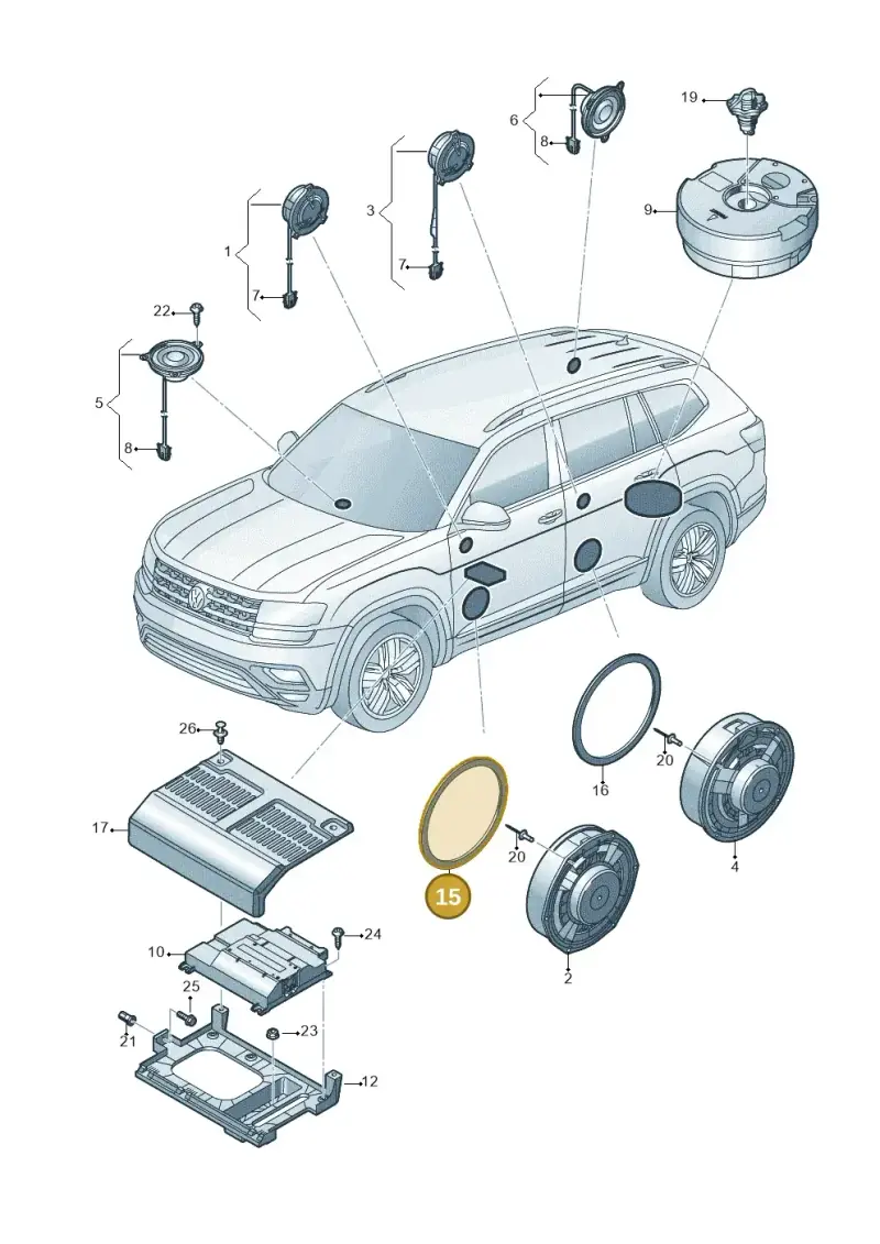 7N0971798 — Volkswagen Atlas Cross Sport (2023-) diagram 829035350, position 15