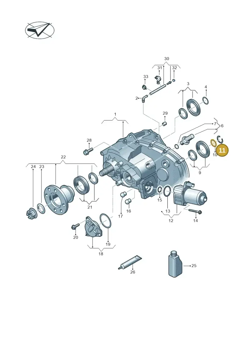 7P0521200A — Volkswagen Amarok twin cab (2022-) diagram 683341200, position 11
