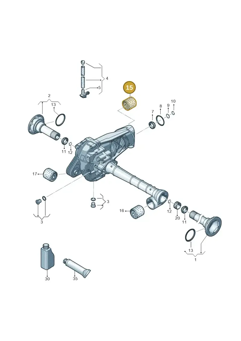 7P0525337D — Volkswagen Amarok twin cab (2022-) diagram 894409030, position 15