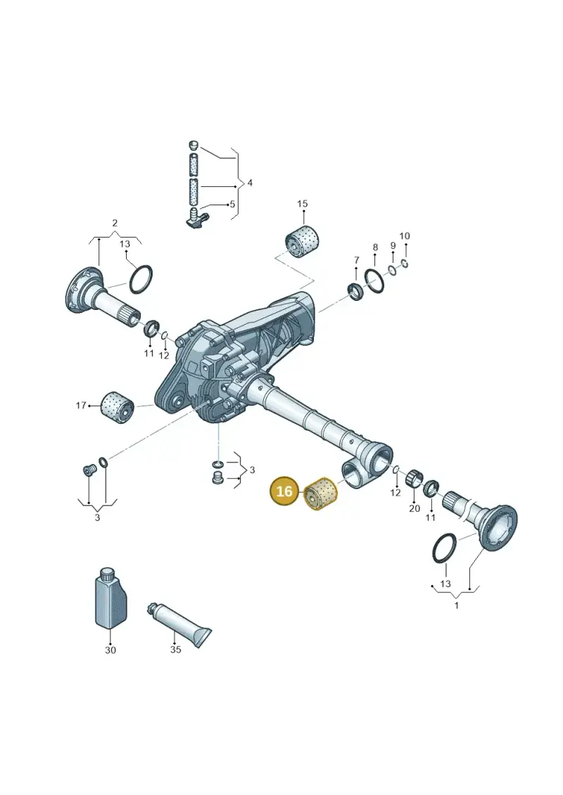 7P0525337E — Volkswagen Amarok twin cab (2022-) diagram 894409030, position 16