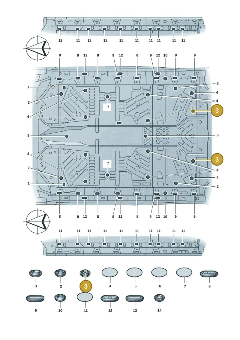 7P0899073 — Volkswagen ID.7 Limousine Pro (2023-) diagram 14b803670, position 3