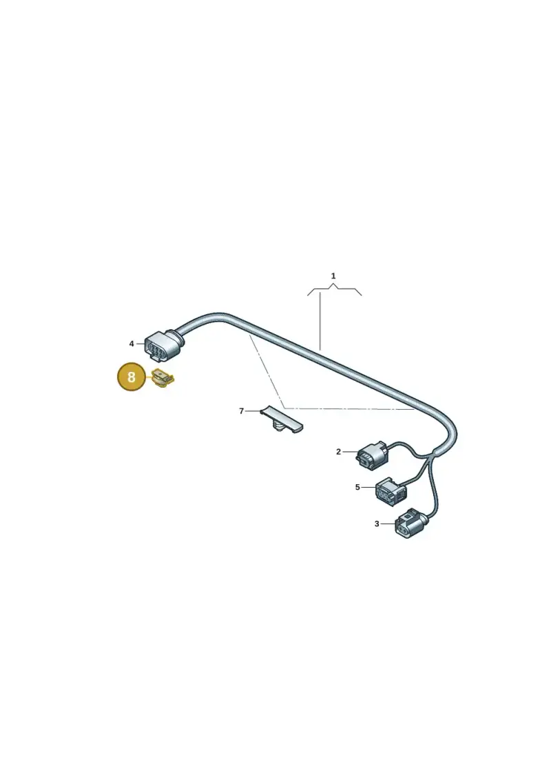 7P0971830 — Volkswagen Multivan (2021-) diagram 7t0971300, position 8