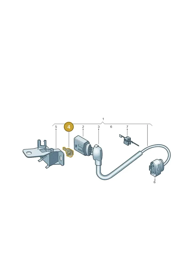 7P0971830 — Volkswagen Caddy Maxi Kombi (2020-2024) diagram 890971700, position 4