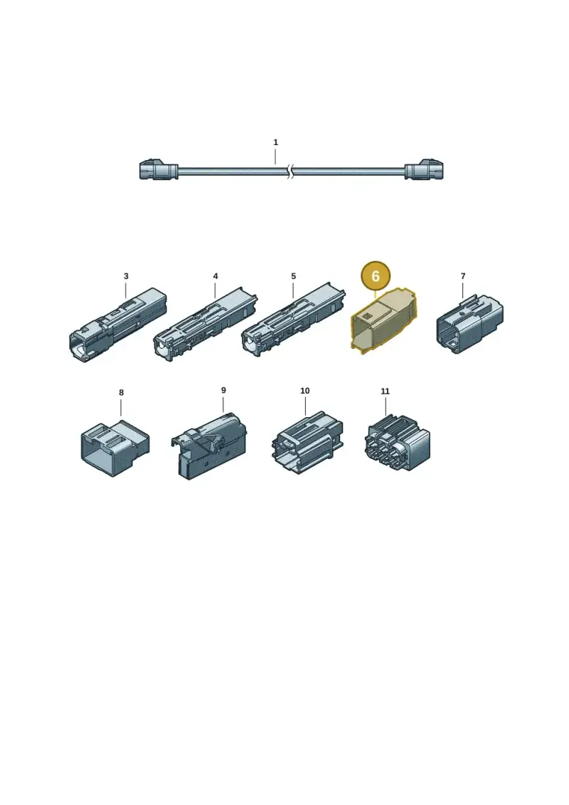 7P0972735 — Volkswagen Tiguan 2.0 (2023-) diagram 15a972450, position 6